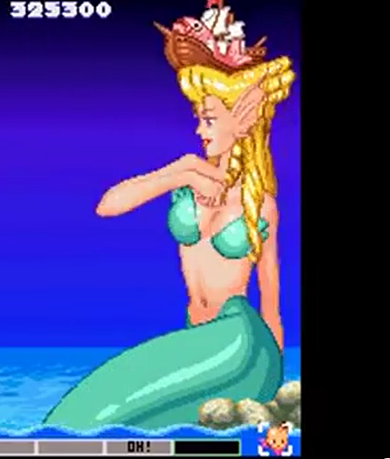 極上パロディウスのイライザ。いいなあ。スーファミ版以外では尻尾攻撃
