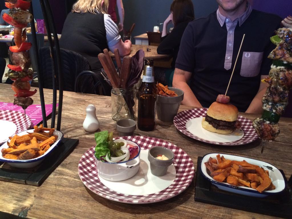 <a href="/purplepigboro/">Purple Pig - Boro</a> #tasty #feast great start to the evening