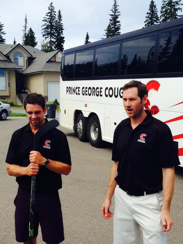 RiderFanBob's tweet photo. Enjoyable day with #DanHamuis & #EricBrewer .@Andy_Beesley expressing appreciation to supporters of the .@PGCougars http://t.co/YrtIykFZ4A
