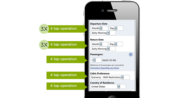 zeldman's tweet photo. ☛ Dropdowns Should be the UI of Last Resort. @lukew http://t.co/0C4Jm3xqj3 http://t.co/t3rKarS1Lf