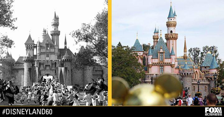 FoxBusiness's tweet image. Happy 60th birthday Disneyland! #Disneyland60