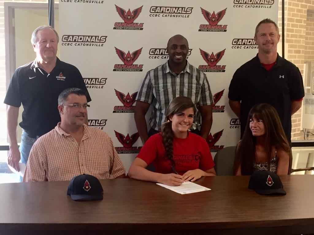WHCFever18A's tweet photo. Congratulations to @CaseyKidd27 on her signing with CCBC to continue her playing career. Proud parents and coaches! http://t.co/M19hsgJEJJ