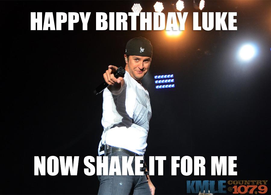 Join the NEW KMLE in wishing Luke Bryan a very Happy Birthday! !    