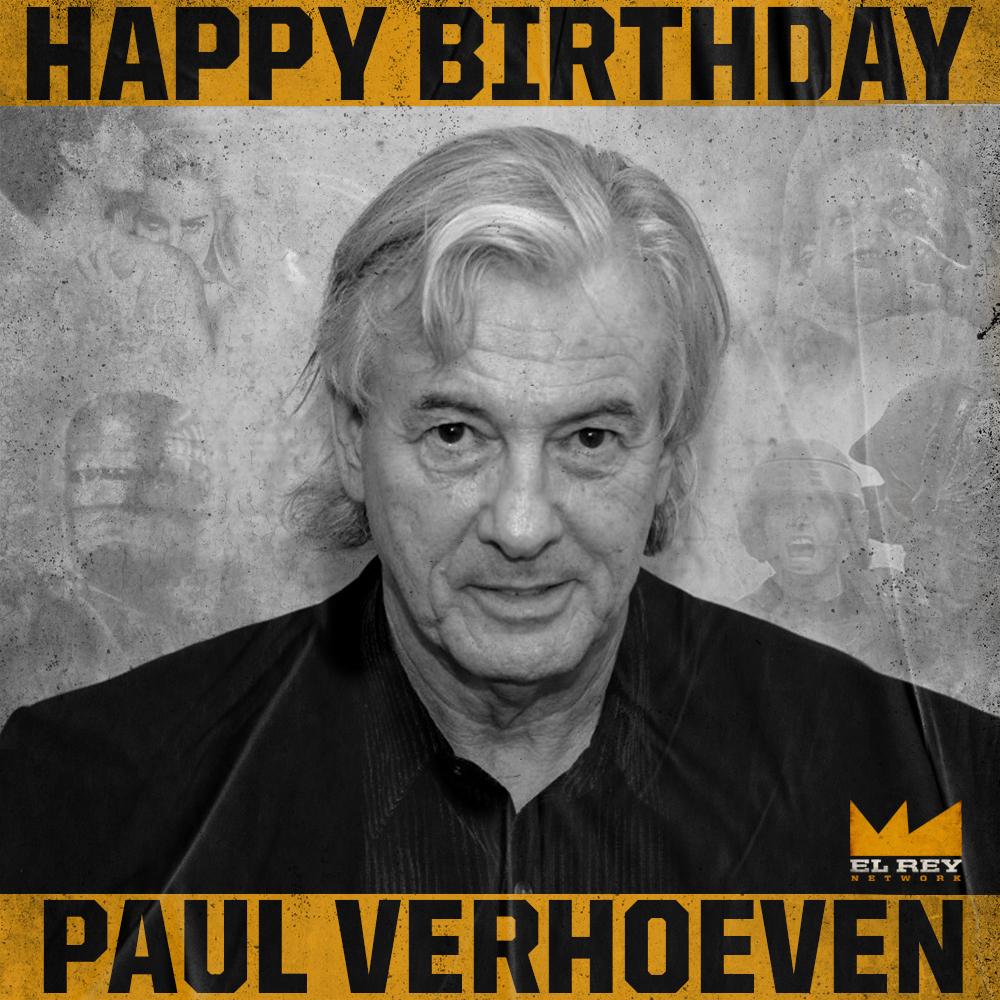 Happy birthday to iconic director and master of satire, Paul Verhoeven!   