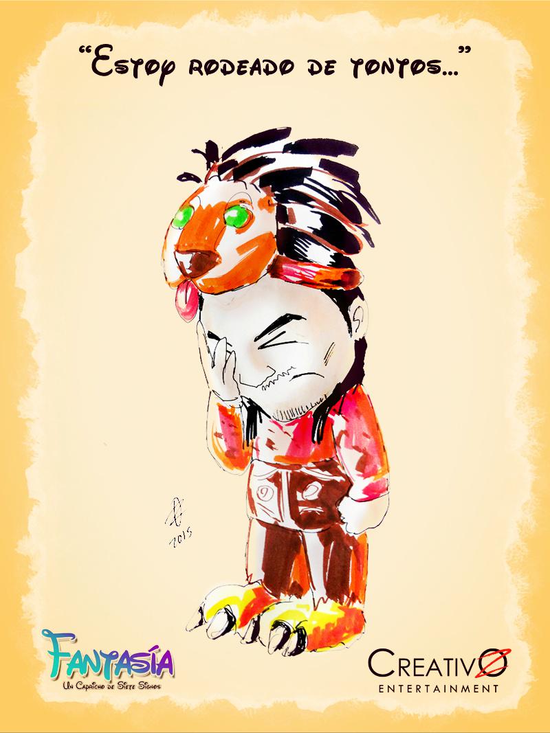 creativozen's tweet photo. Él es Ángel Tena y encarnó a #Scar en la presentación de #Fantasía, de #SieteSignos :P http://t.co/SaAIIVFzC1