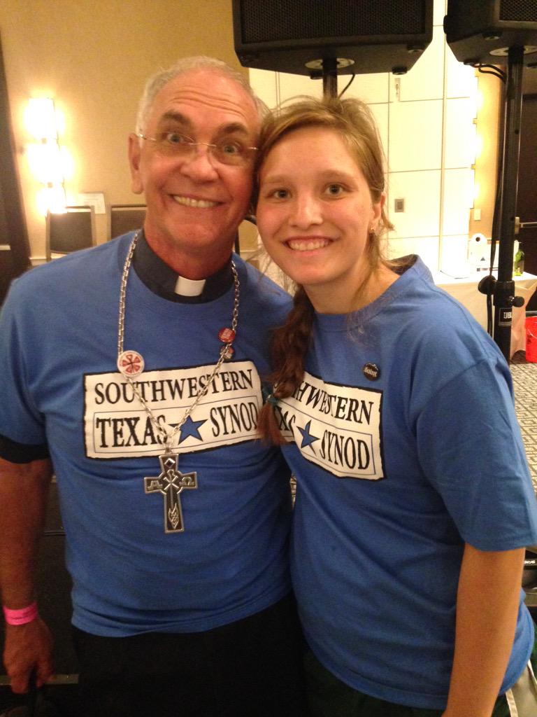 MichaelaWillms1's tweet image. Rockin it with bishop Ray!! #RiseUpELCA