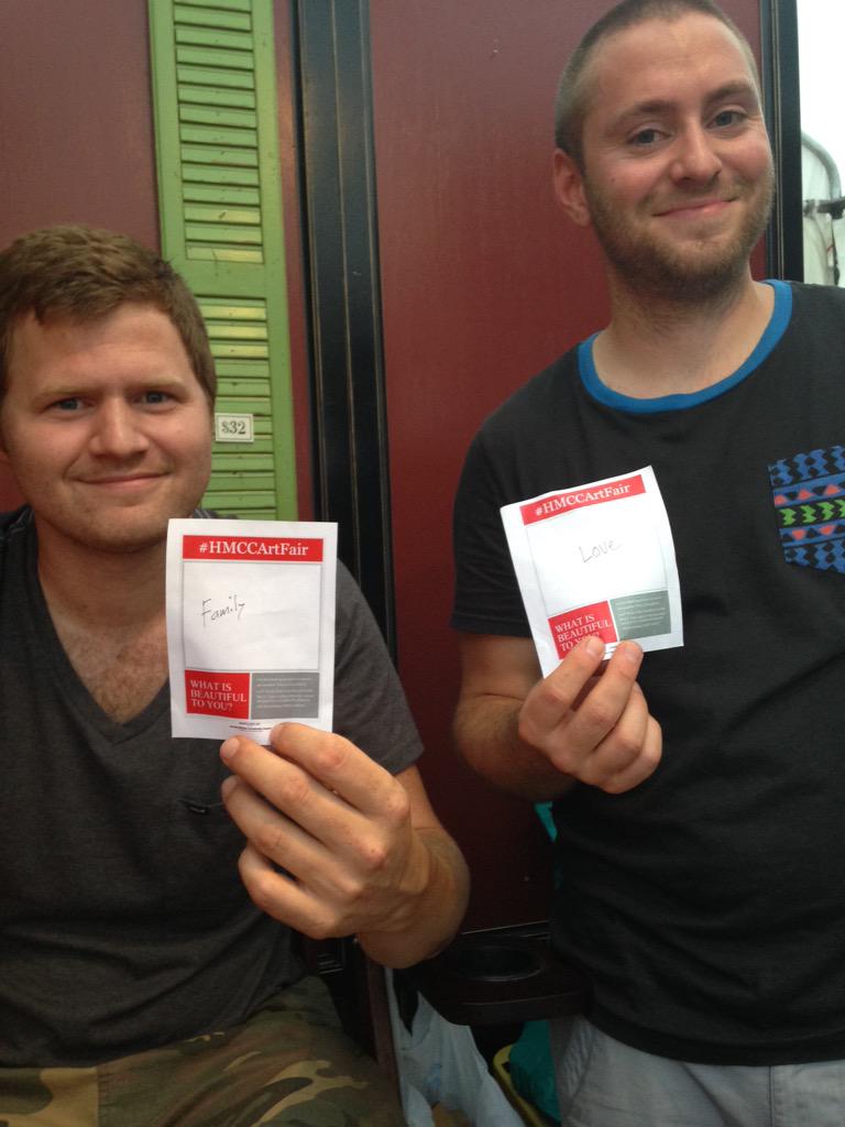 hapalee90's tweet image. Two people who really know how to enjoy life and do what they love #hmccartfair