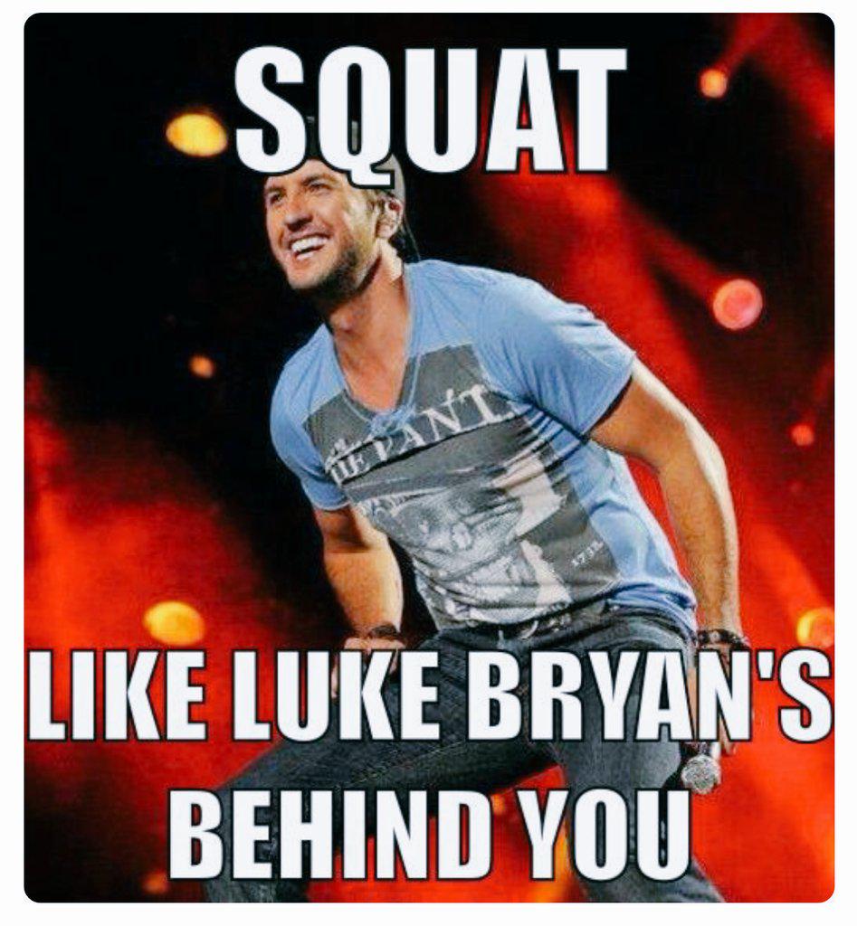 Happy birthday to Luke Bryan! We\ll dedicate any squats to you tomorrow!! ;) 8:15am ladies!! 