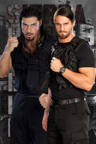 _RPGWWE's tweet photo. Nova dupla #RPGWWE #Reigns #Rollins http://t.co/t6cxYcOWRn