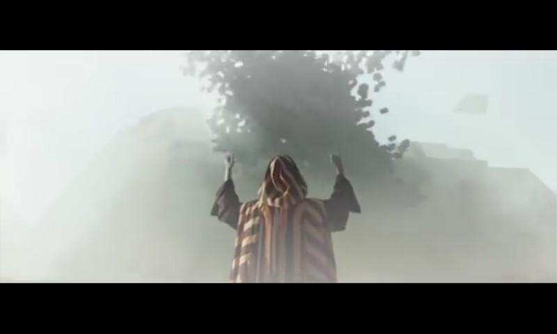 "An egyptian can build a pyramid using her bare hands."