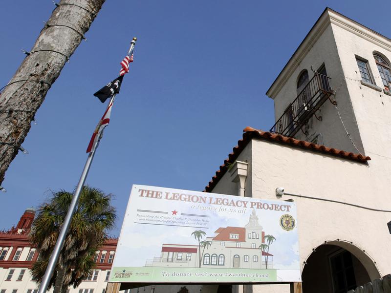 Hamblen House, home of American Legion Post 37, will be closed for renovations. bit.ly/1I9GU3p #StAugustine