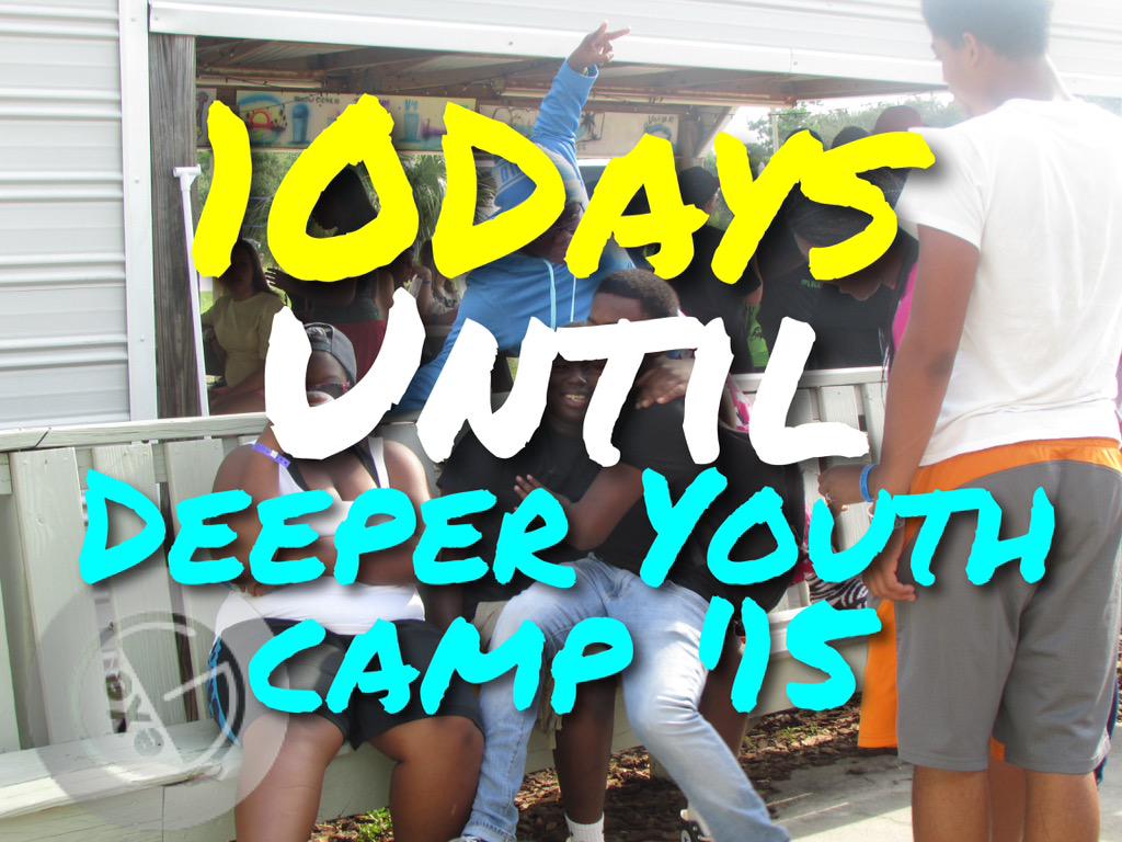 Genyouthfl's tweet photo. 10more days until we are out to Deeper Youth Camp 2015!
@deeperyouth_
#DYC15 #Alive #PanamaCityBeach #10MoreDays http://t.co/xpLK1zHfhI