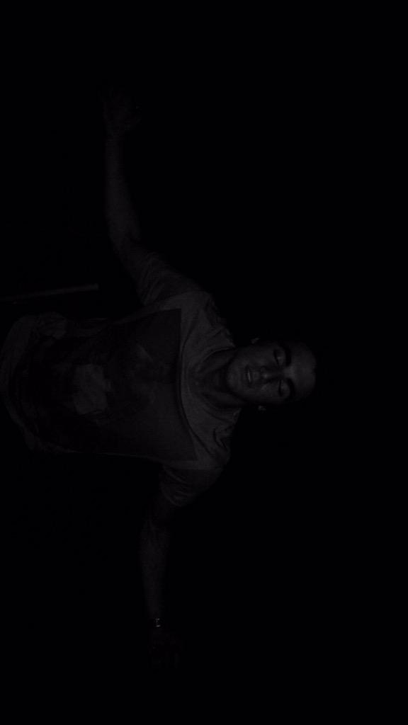 Embracing the darkness, too create some light.