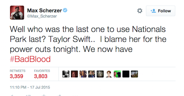Max Scherzer Was Just Joking About Taylor Swift, You Guys