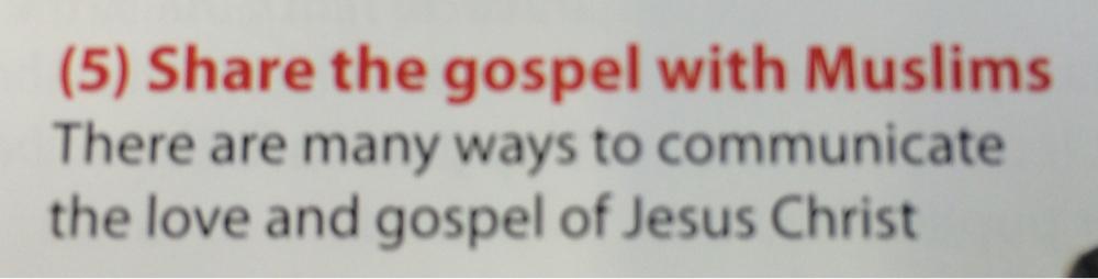 mahabbanetwork's tweet image. Practical steps 5: share the Gospel with Muslims #lovefast #30daysofprayer