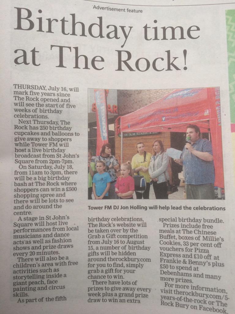 We are very excited to join our friends @therockbury today, come down &amp; join in the fun between 11am &amp; 3pm today!👍