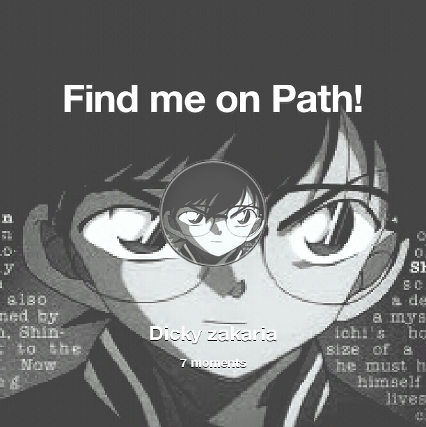 DDzakaria's tweet photo. Find me on #Path now! Go to: http://t.co/NvIaIsAE1H! #thepersonalnetwork http://t.co/4YQQBxBpcX