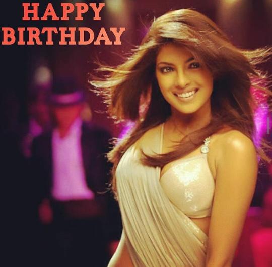 Happy 33rd birthday to Priyanka Chopra     