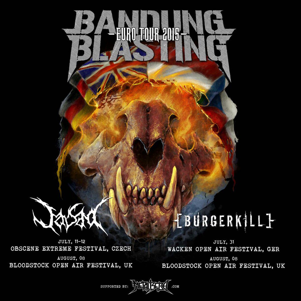 Next, @burgerkill666 akan terbang ke Jerman untuk tampil di Wacken Open Air Festival #BandungBlasting2015