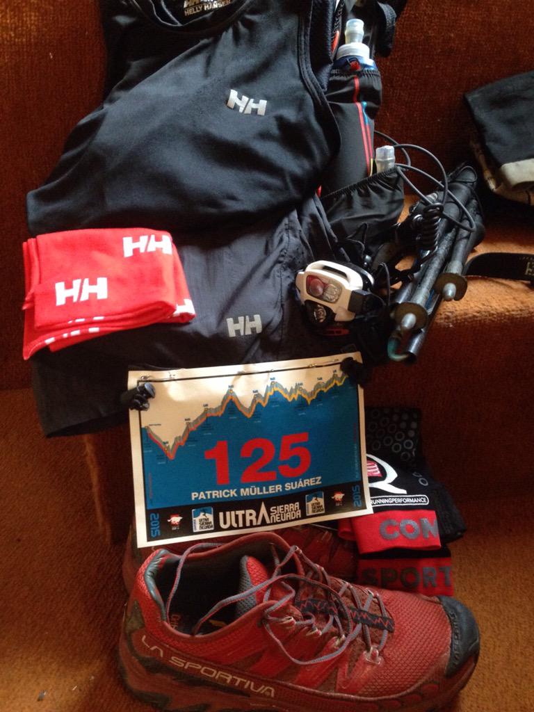 HHTrailTeam's tweet photo. Nuestro compañero @patrickams va mejorando posiciones tras 6 horas y 1000 metros positivos en la @ultrasierranev http://t.co/hs8LIiOR7f