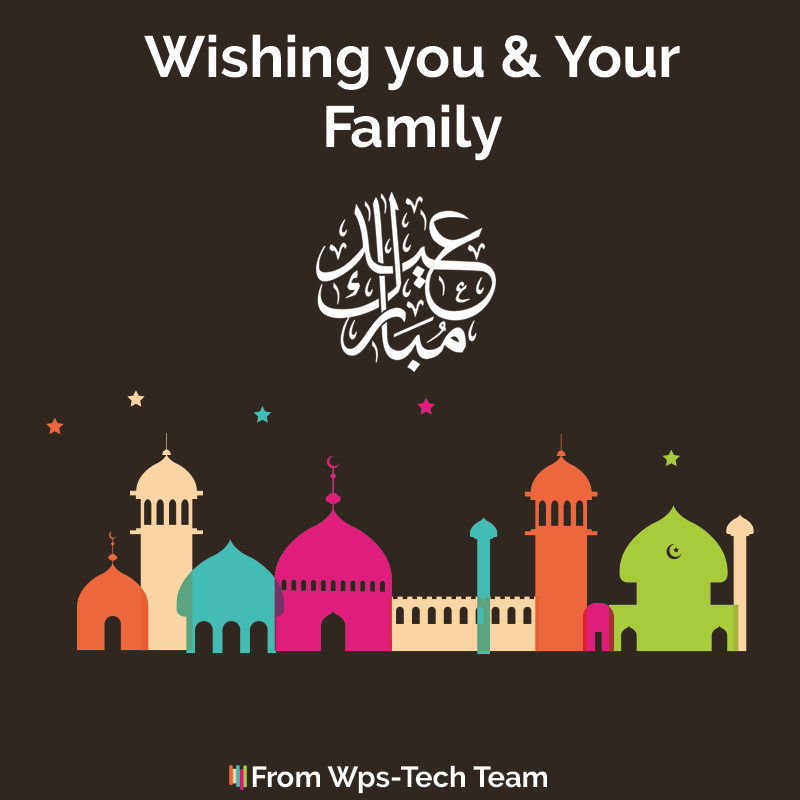 WPSTECHNK's tweet photo. Happy Eid to you &amp; Your Family
Team Wps-tech
#EidMubarak #HappyEid #Eid2015 http://t.co/lYZcaUO799