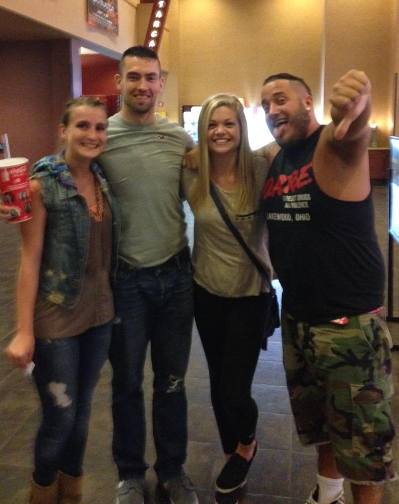 dErEk_DiLLiNGeR's tweet photo. We ran into these guys. #Ohio #ALLinCLE #TrainwreckMovie #LexiD http://t.co/N9aNcI0Zed