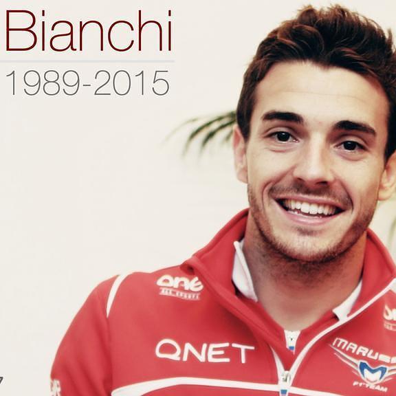 JonnyDodge's tweet photo. A sad day for F1. Thoughts are with your family. After Jules Bianchi dies 9 months after h… http://t.co/N4gC9LAn0D http://t.co/UzwqoGIUJt