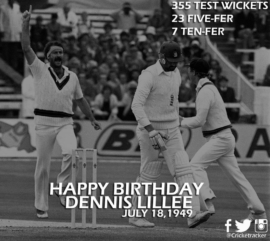 Happy Birthday \Dennis Lillee\. He turns 66 today. 