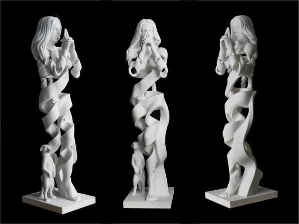 Navitas Carrara statuary marble, Height 78.74 '-  H. 200 cm. #art #culture #collectors 
#sculpture #navitas #arte