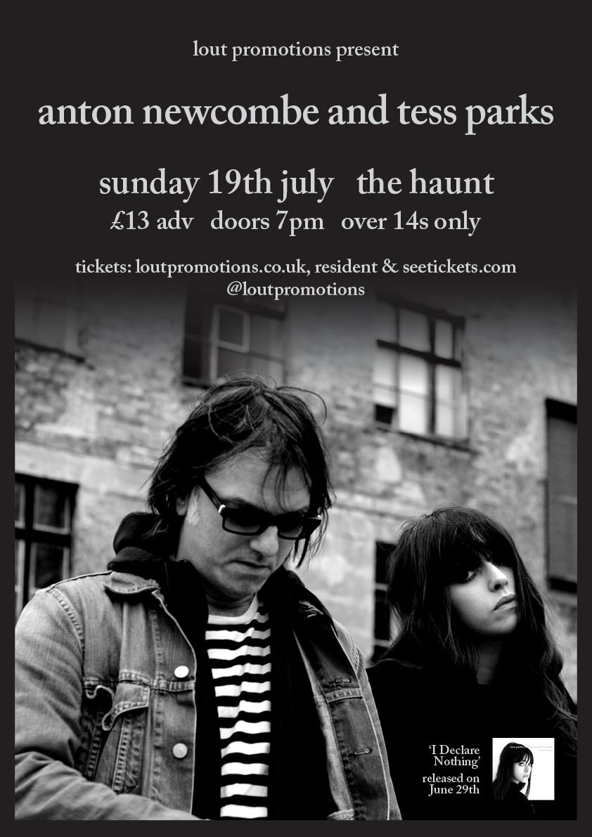 LoutPromotions's tweet photo. TONIGHT: @AntonNewcombe &amp; @TessnormaParks at The Haunt #Brighton! Last tickets @Residentmusic http://t.co/xD7b3ga9c2 http://t.co/irxvy3XYmI