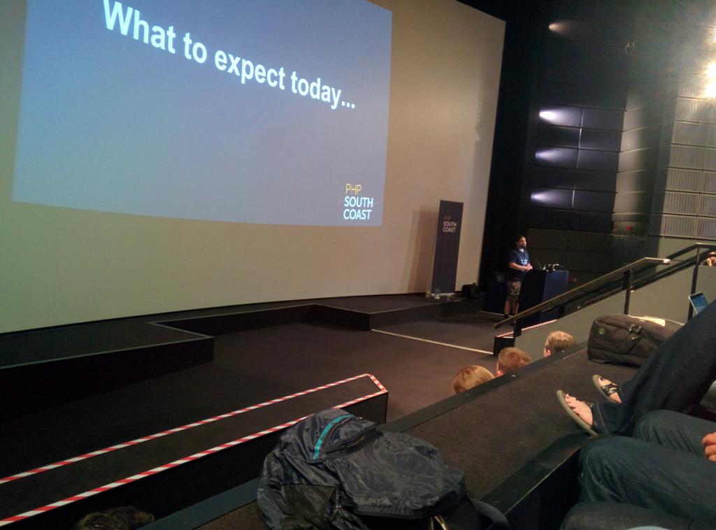 GaryJ's tweet image. This is what #phpsc15 looks like. Have fun folks!