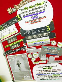 BigRide3's tweet photo. Holmfirth Market Walk getting ready for the action as well! http://t.co/jokVVgVN6X
