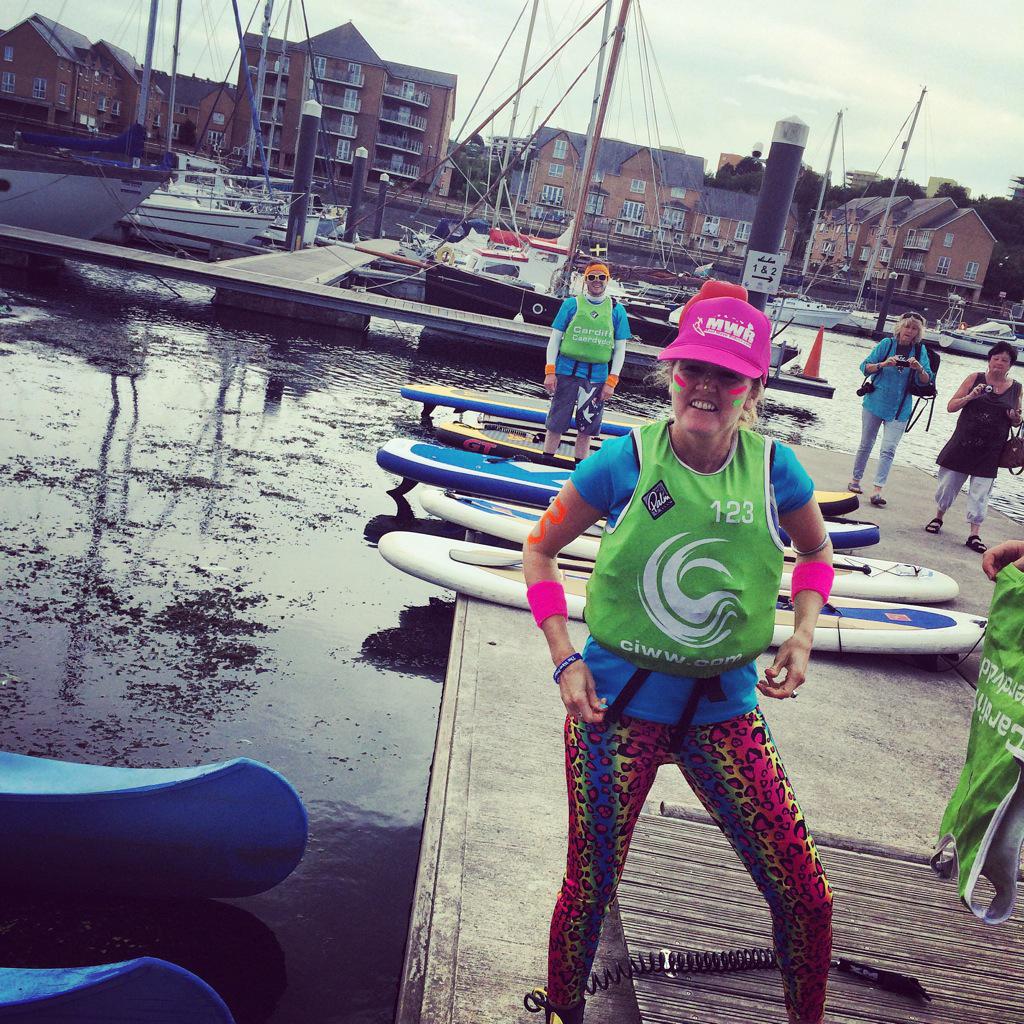 PenarthView's tweet photo. Good turnout for @SUP4LIFE15 and @WaveProject with @JimPuravida enjoy the paddle from @cardiffintww #supforlife http://t.co/zeGtLnXLNC