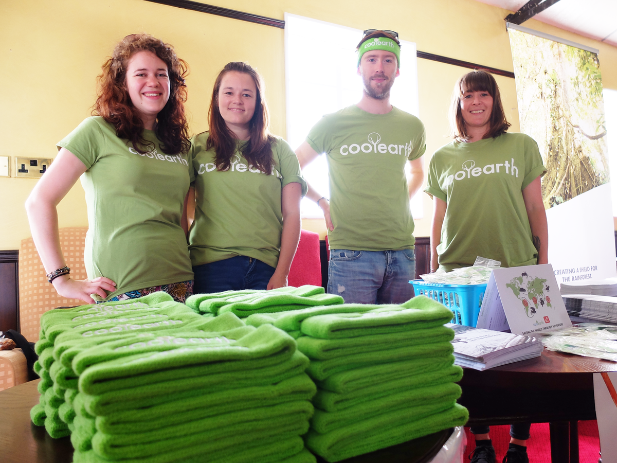 TheAdventurists's tweet photo. Our Chums @CoolEarth, here to meet the teams (and drink beer) http://t.co/SPDXfZJuZZ