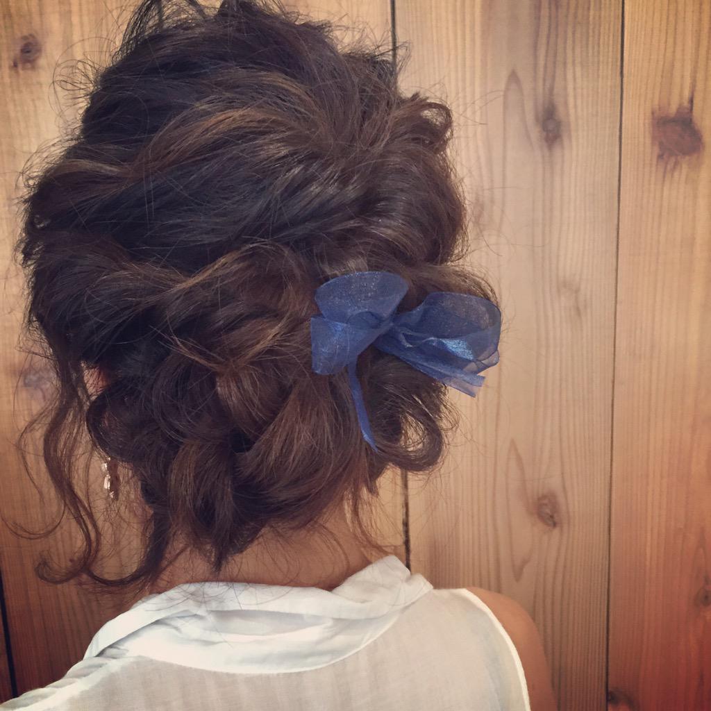 Tweet 結婚式のお呼ばれ髪形簡単ヘアアレンジボブスタイルが華やかに