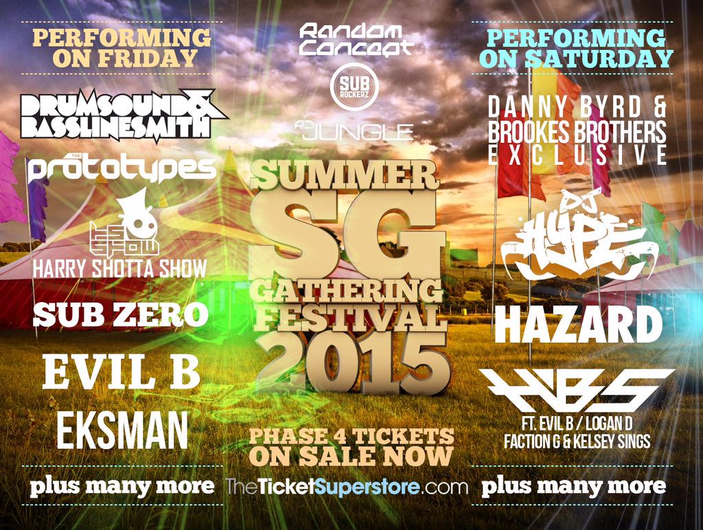 RANDOMCONCEPTUK's tweet photo. SG Tickets
All weekend Camp inc event £89
Fri &amp; Sat (no camp) £69
Friday £39
Saturday £39
http://t.co/BmuYTPMJ1P http://t.co/QOOM8xlXKN