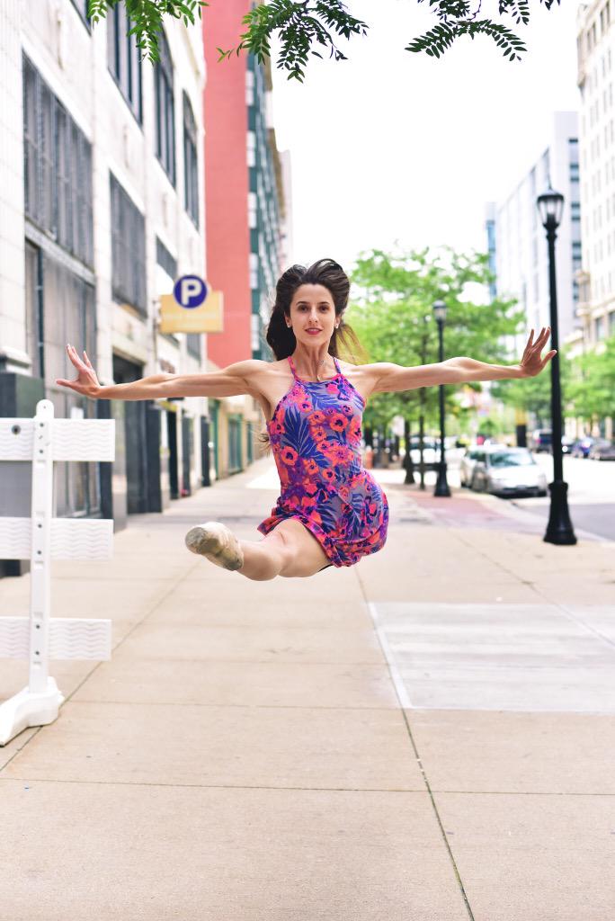 balletincity's tweet image. JUMP for joy- it's the weekend! Photo of @allidebona by @lenscapkid. #balletinthecity #summerinthecity