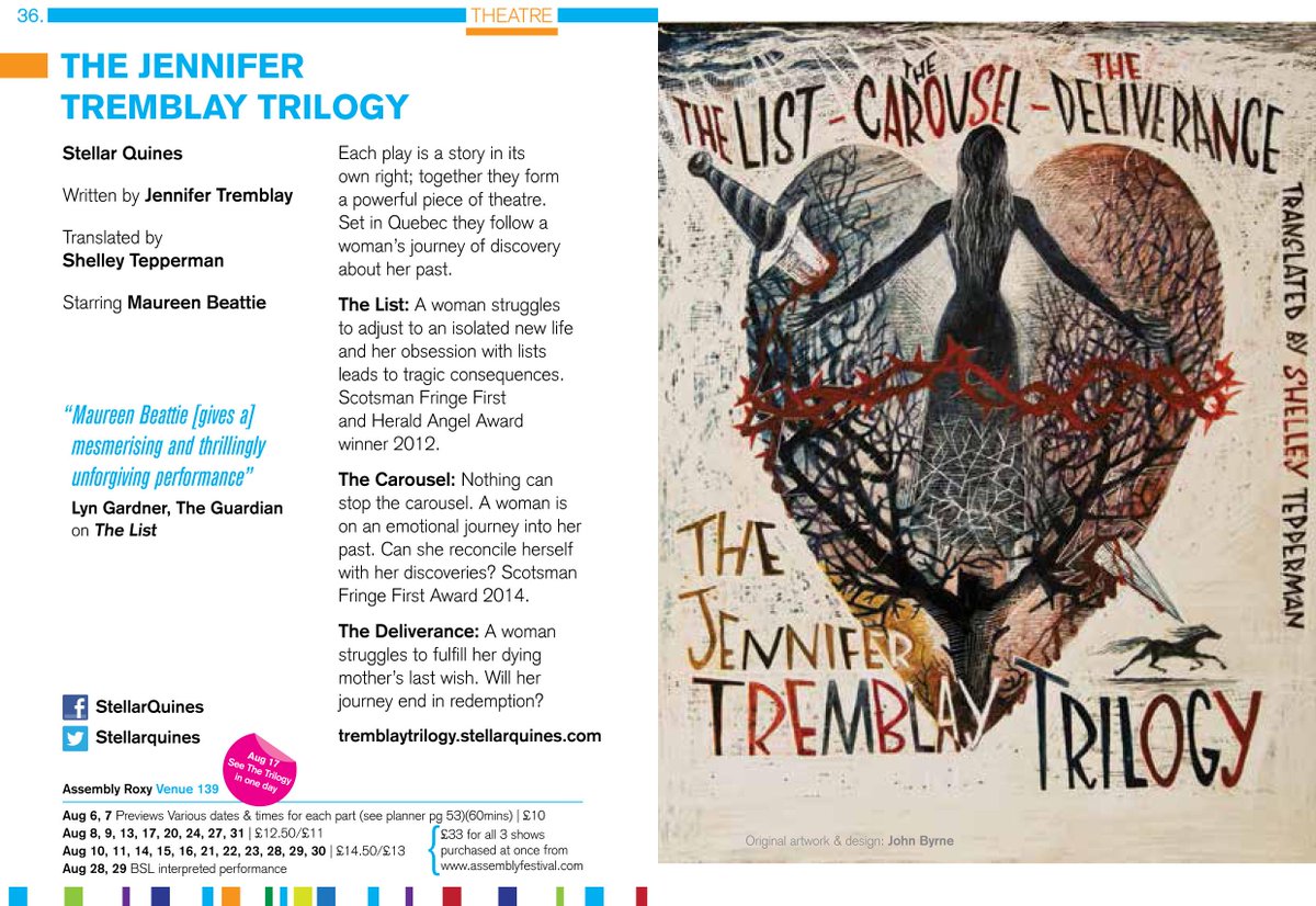 Scottish Music Centre (@scottishmusic) on Twitter photo Jennifer Tremblay Triology by <a href="/Stellarquines/">Stellar Quines</a> <a href="/AssemblyFest/">Assembly Festival</a> <a href="/MadeinScotShows/">Made in Scotland</a> #WTFringe #MIS2015 madeinscotlandshowcase.com/shows/jennifer… Jennifer Tremblay Triology by <a href="/Stellarquines/">Stellar Quines</a> <a href="/AssemblyFest/">Assembly Festival</a> <a href="/MadeinScotShows/">Made in Scotland</a> #WTFringe #MIS2015 madeinscotlandshowcase.com/shows/jennifer…