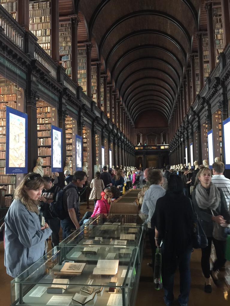 pla_baldax's tweet image. Da non perdere a #Dublino: la #TrinityCollegeLibrary, oggi con una interessante mostra sul mito #IrelandSummer15