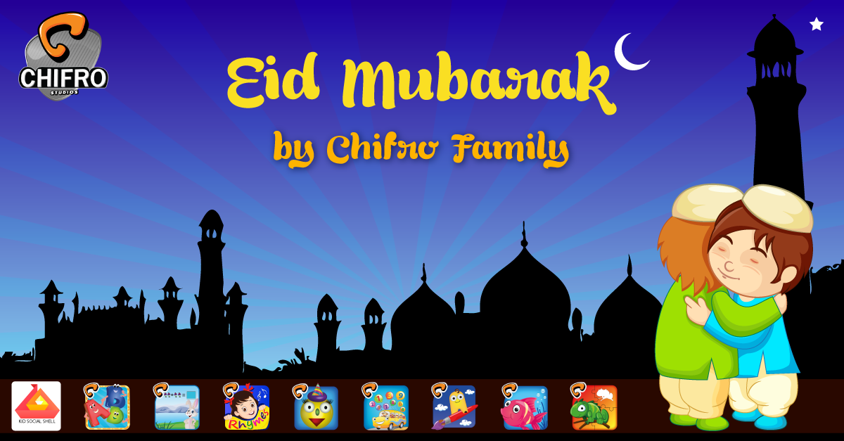 ChifroStudios's tweet photo. May the auspicious occasion of Eid bless you peace and bring joy to your heart. #Eid #Mubarak #kids http://t.co/nn2GSftZbU