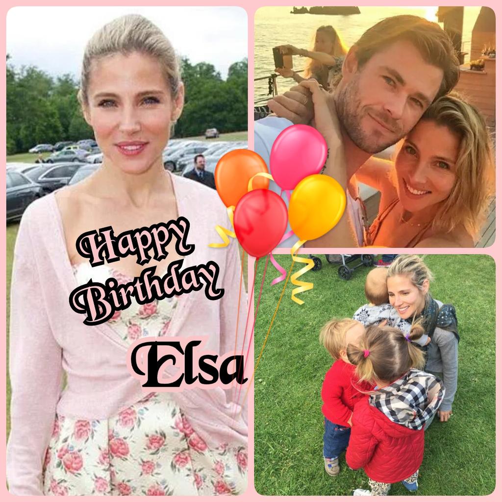 A Big HAPPY BIRTHDAY to Elsa Pataky a strong woman, great wife & loving mother!             
