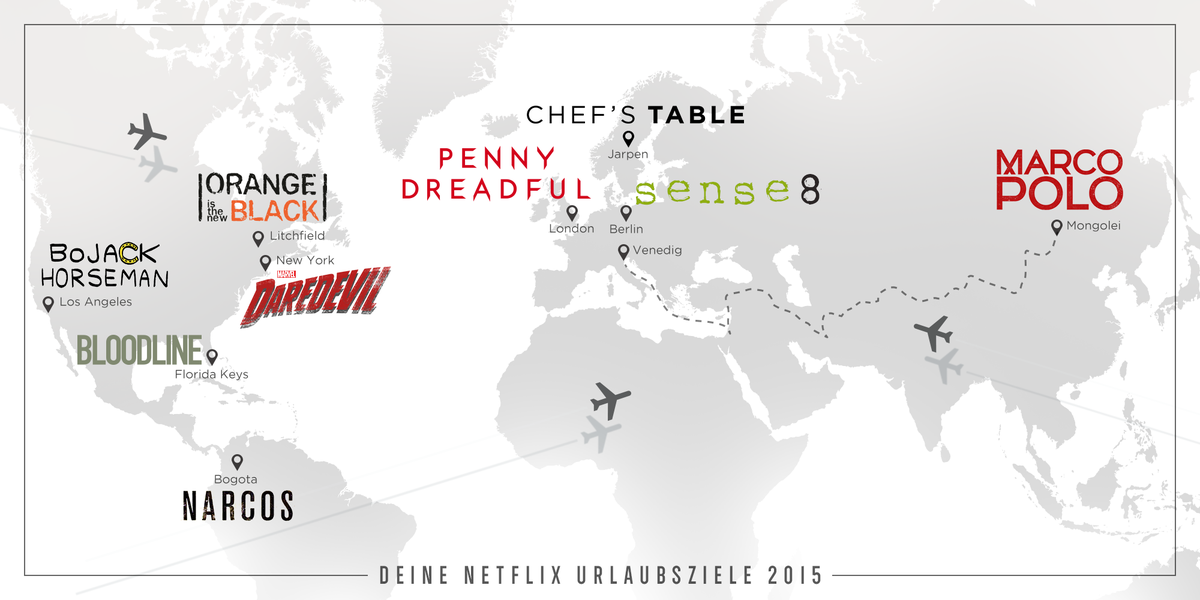 NetflixDE's tweet photo. Habt ihr schon Urlaubspläne? #Netflixen #FanArt http://t.co/IQIVvnhTO8