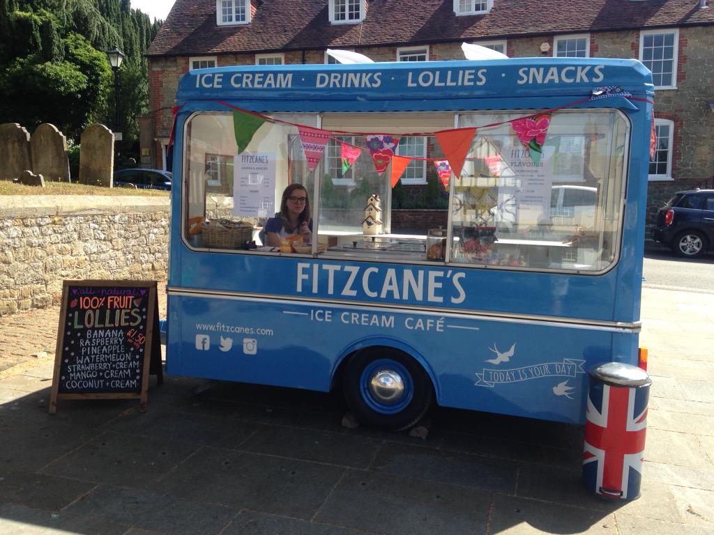 Lolly is out and about in the #Midhurst town square today, for the Parish Church summer fete.