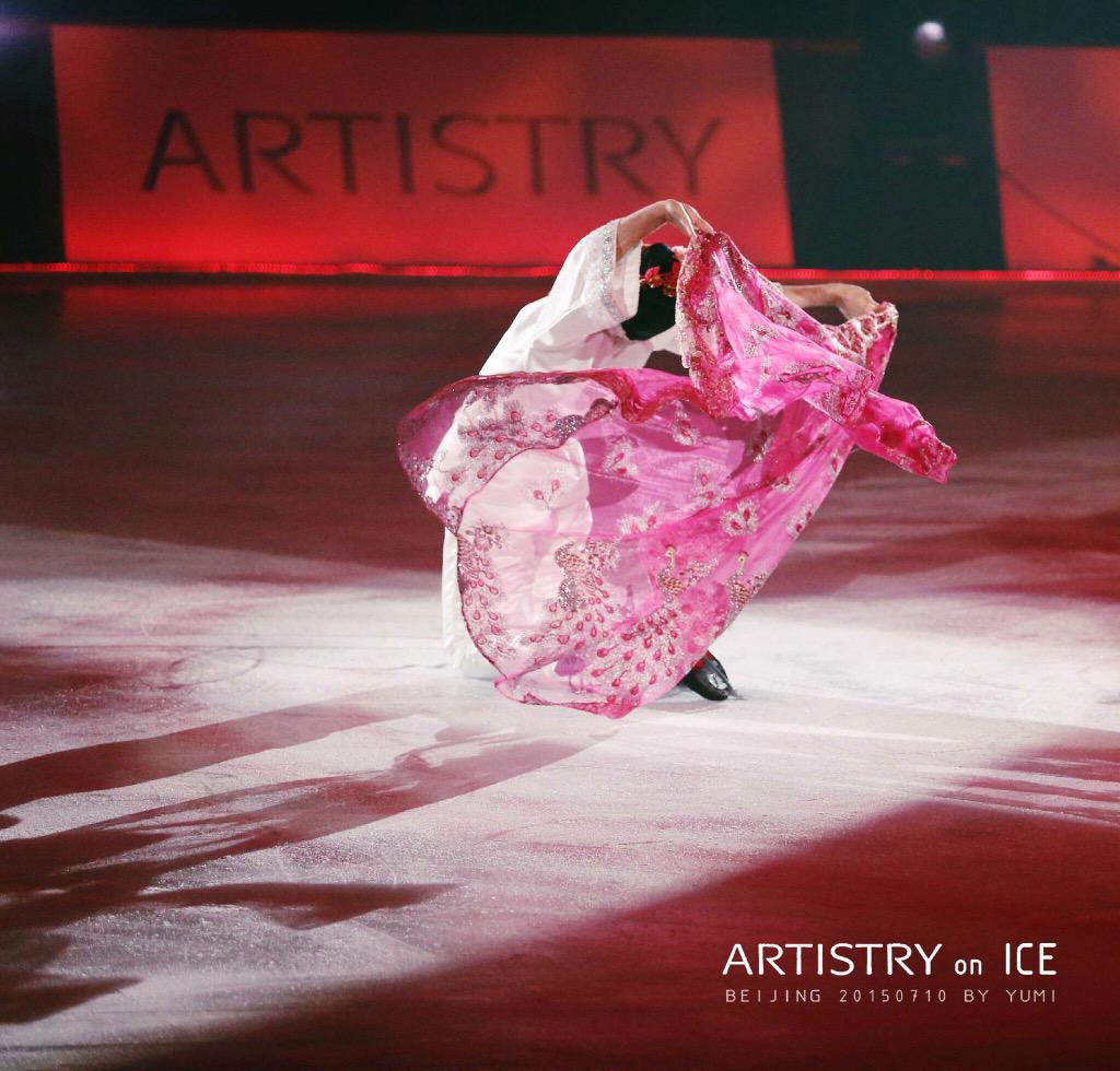 yumi_13's tweet photo. #artistryonice 20150710 Beijing @JohnnyGWeir <爱江山更爱美人>1⃣️ photo by Yumi http://t.co/ueeYPw138l
