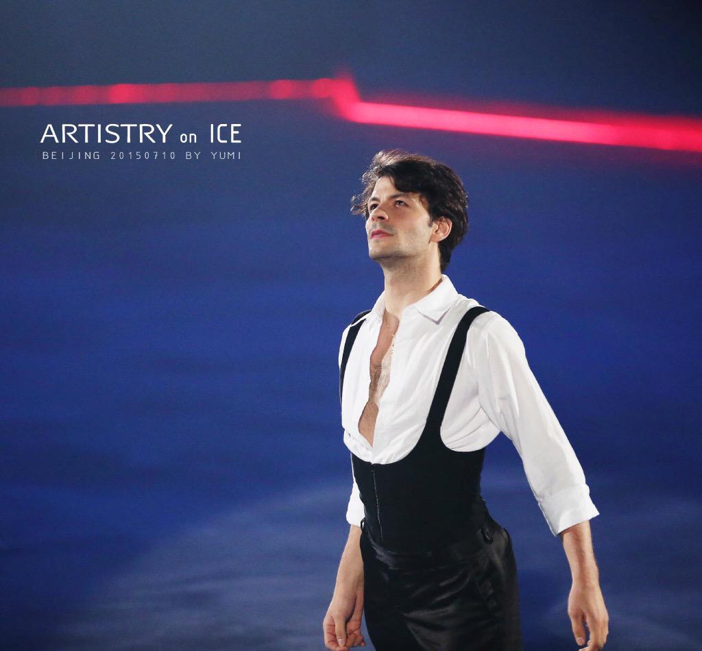 yumi_13's tweet photo. #artistryonice 20150710 Beijing @StephaneLambiel 2⃣️photo by Yumi http://t.co/1NIQ1ToLbS
