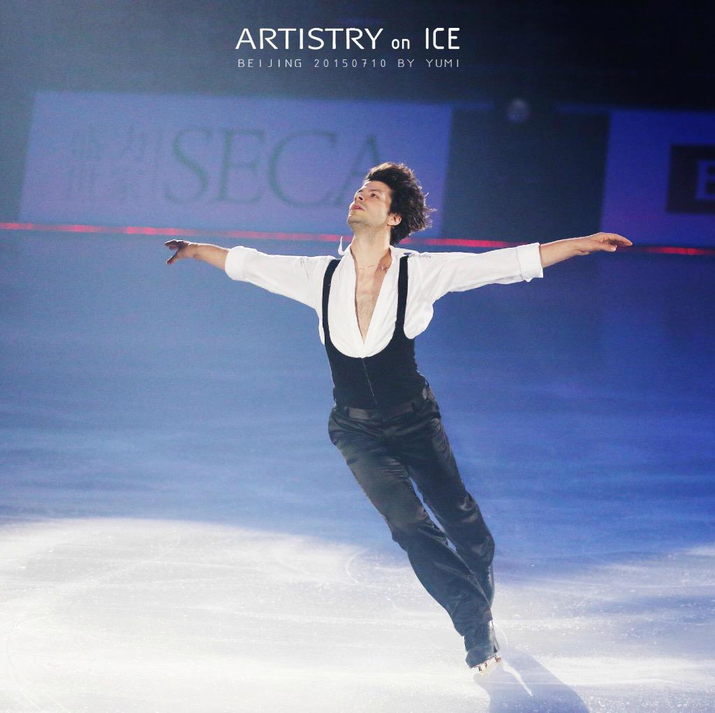 yumi_13's tweet photo. #artistryonice 20150710 Beijing @StephaneLambiel 2⃣️photo by Yumi http://t.co/1NIQ1ToLbS
