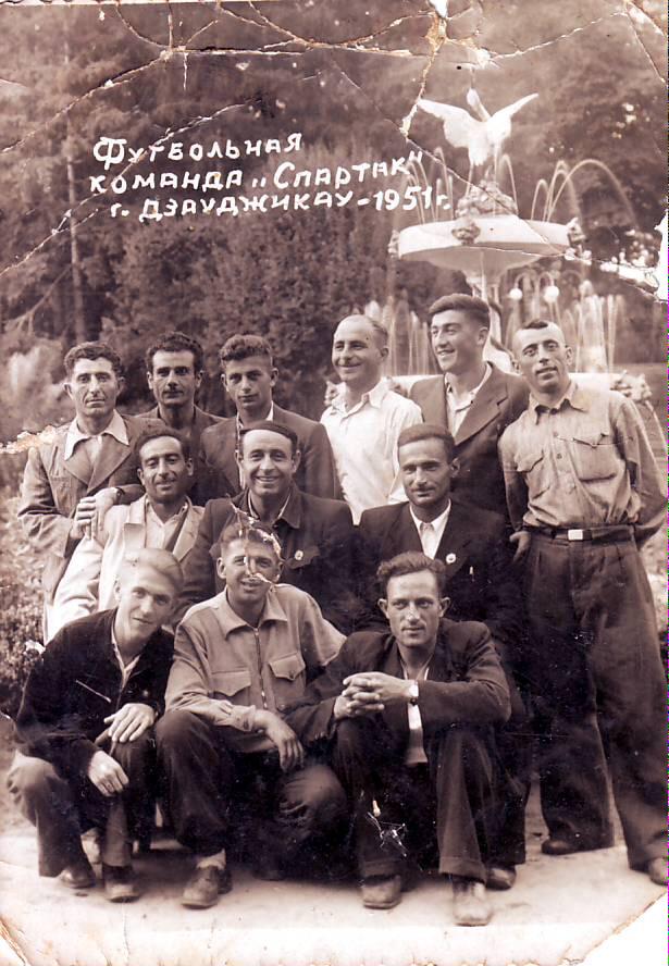 Футбольная команда "Спартак" @AlaniaFC 1951 год.
#СтарыйВладикавказ