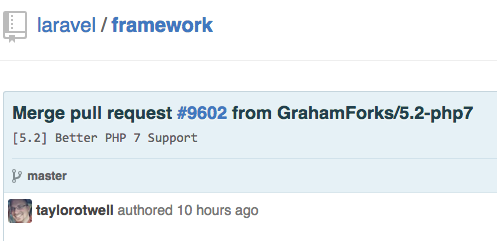 LearningLaravel's tweet image. Laravel 5.2 will support PHP 7, which is twice as fast as PHP 5!

#laravel #php #php7 #AngularJS #JavaScript