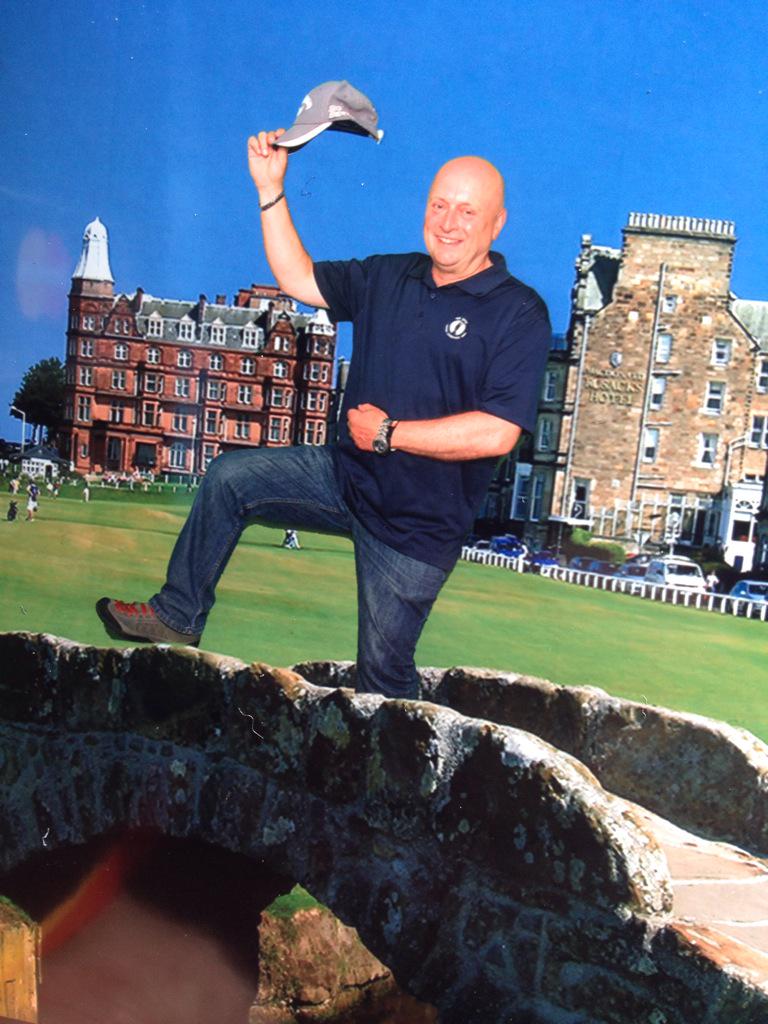 A great send off for Sir Nick and Tom and of course ......... ME - ha ha   Having a great time up in St Andrews xx