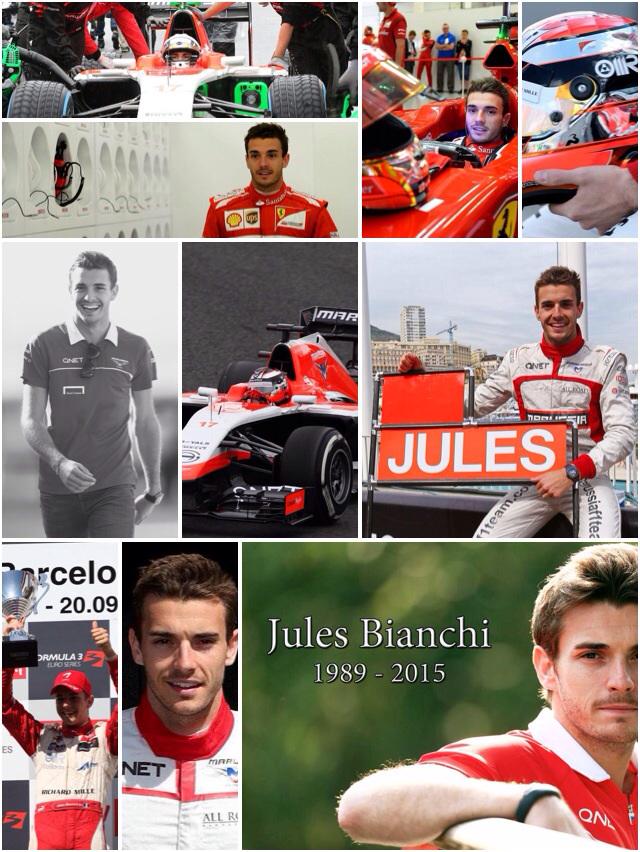 rposep's tweet photo. #RIPJULES  Adiós a un gran piloto que nos ha alegrado con su eterna sonrisa y gran pilotaje. http://t.co/LcAVrFgjgg